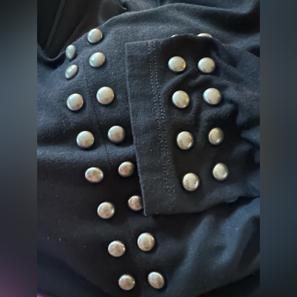 Karen Kane Black Dress with Metallic Studs size M - Picture 7 of 10